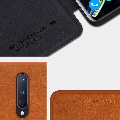 Etui Nillkin QIN do OnePlus 8 (Brązowe) na Arena.pl