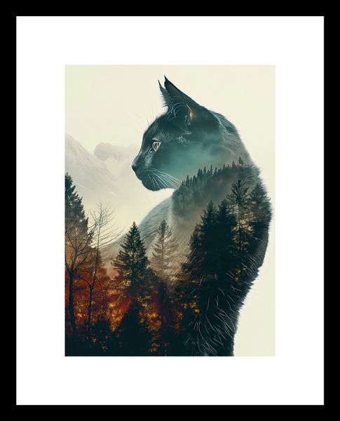 Plakat 13x18cm Koci Duch Lasu zdjęcie 3