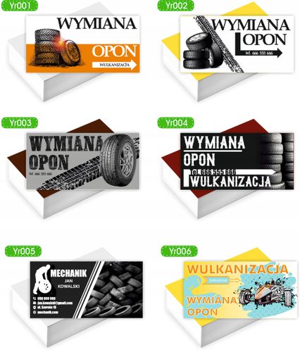 Wizytówki firmowe reklamowe 100szt ŁAZIENKI PŁYTKI GŁADZIE dużo wzorów na Arena.pl