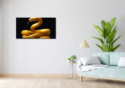 Obraz 100x50cm Złoty Wąż na Arena.pl