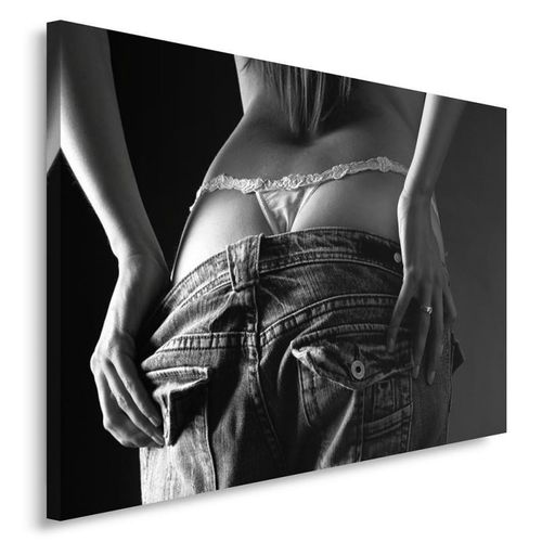 Obraz na płótnie - Canvas, Dżinsy dziewczyna 40x30 na Arena.pl