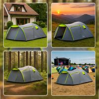 NAMIOT TURYSTYCZNY 4 OSOBOWY RODZINNY KEMPINGOWY IGLO WODOODPORNY CAMPELA
