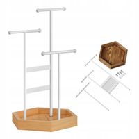 Ekspozytor stojak NA BIŻUTERIĘ wieszak na kolczyki NOWOCZESNY drzewko