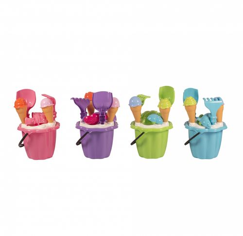 FIOLETOWY ZESTAW DO PIASKU Z LODAMI I FOREMKAMI na Arena.pl