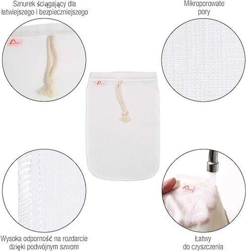 Worek filtr do odcedzania mleka soku fusów 3szt na Arena.pl