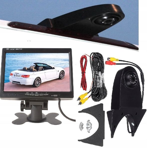 MONITOR 7'' + KAMERA COFANIA BUS 9 IR +10M KABEL zdjęcie 1
