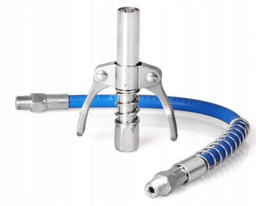 Końcówka smarownicy m10 do kalamitek samoblokująca wężyk 30 cm KD10871 na Arena.pl