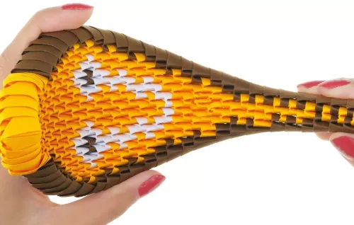 Zabawka kreatywna dla dzieci i dorosłych - Origami 3D Kobra (360 elementów) na Arena.pl