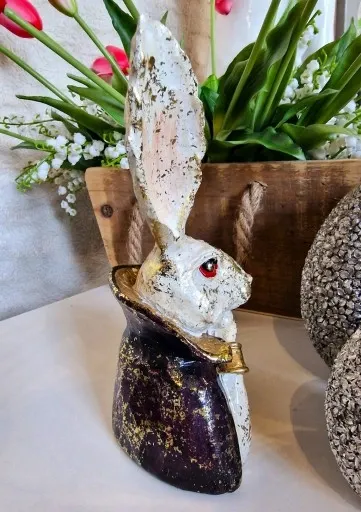 FIGURKA FIGURA - POPIERSIE ZAJĄCA KRÓLIKA model II zdjęcie 6