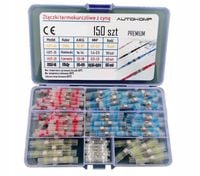 ZŁĄCZKI koszulki TERMOKURCZLIWE Z CYNĄ 150 szt AU0150 Autokomp