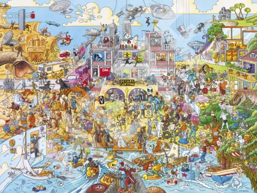 Puzzle 1500 Hollyworld, Schone na Arena.pl