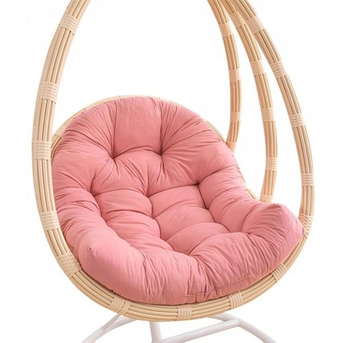 Poduszka na krzesło Egg, miękka, gruba, hamak, huśtawka, wisząca, różowa na Arena.pl
