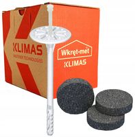 KOŁKI LĄCZNIKI DO STYROPIANU 26cm + zaślepki