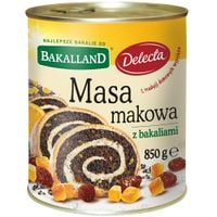 BAKALLAND Masa Makowa 850g