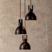 Kaskada wisząca MARS Sigma metalowy zwis do jadalni czarny