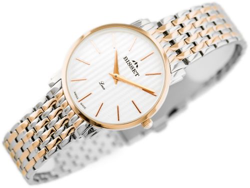 BISSET BSBE54 - silver/rosegold (zb554e) na Arena.pl