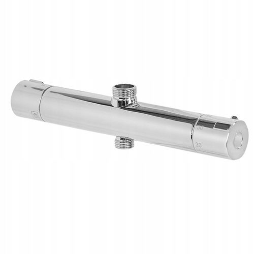 BATERIA PRYSZNICOWA Z TERMOSTATEM ŁAZIENKOWA ŚCIENNA ZESTAW T204A CHROM na Arena.pl