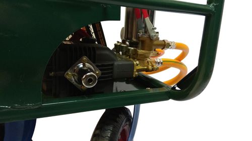 MASTERCUT OS100T/40 OPRYSKIWACZ SPALINOWY JEZDNY TACZKOWY WÓZKOWY NA KOŁACH 100L na Arena.pl