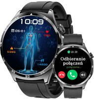 SMARTWATCH męski Rubicon F38 black/black silicon PROF