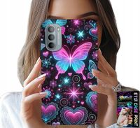 ETUI DO MOTOROLA G31 / G41 - KOLOROWY MOTYLEK SERCE MODNE WZORY CASE