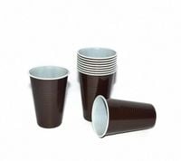 kubki jednorazowe 200ml brązowe termiczne 100szt.