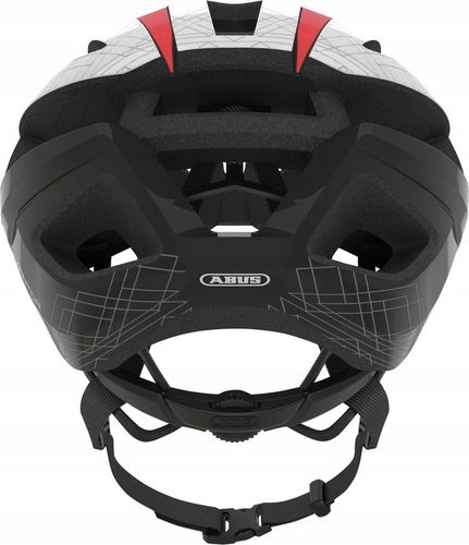 Kask rowerowy Abus Viantor szosa gravel czerwony czarny biały r. L 58-62 cm na Arena.pl