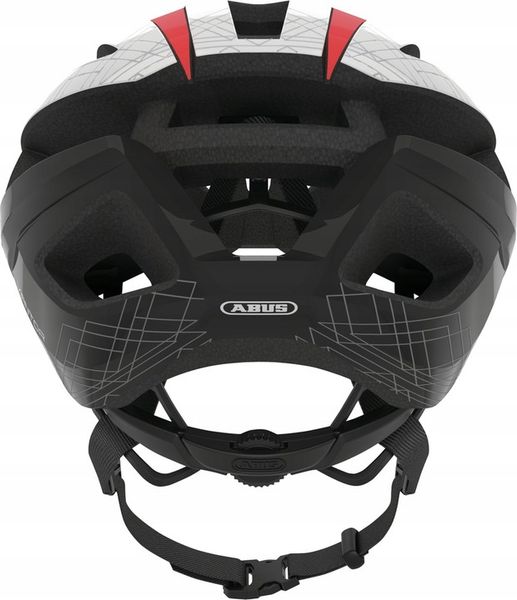 Kask rowerowy Abus Viantor szosa gravel czerwony czarny biały r. L 58-62 cm zdjęcie 4
