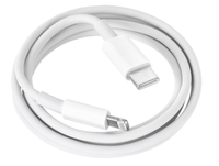 KABEL USB TYPU C - LIGHTNING REBEL 100CM 1M BIAŁY