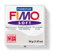 masa termoutwardzalna fimo soft 57g - jasnoszara - 80