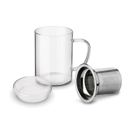 KUBEK z ZAPARZACZEM Nierdzewny z Uchem SZKLANY Konighoffer Cortese 350 ml na Arena.pl