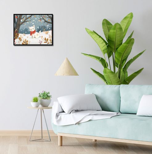 Plakat 50x40cm Śnieżny Kompan na Arena.pl