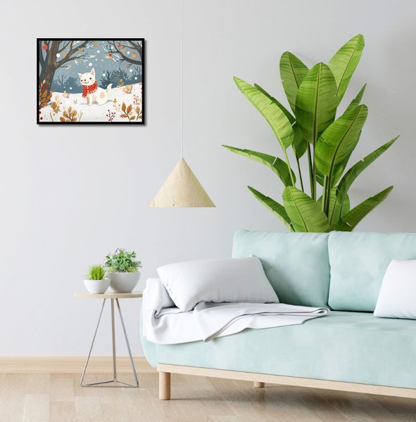 Plakat 50x40cm Śnieżny Kompan zdjęcie 4