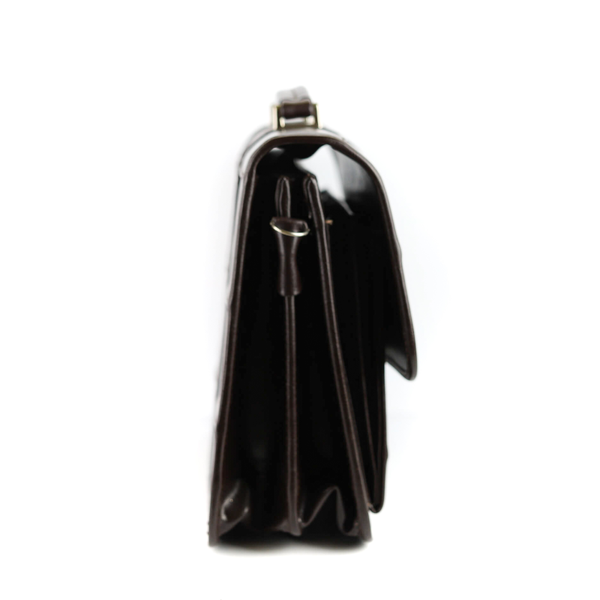 514 Teczka męska pasy - brąz KEMER zdjęcie 4