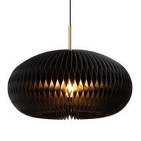 Wisząca lampa z papieru ARMONI 42401/52/30 Lucide czarny złoty