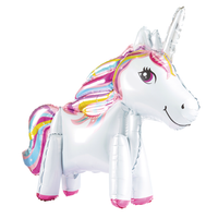 Balon foliowy stojący jednorożec 60cm x 68cm