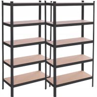 Regał magazynowy metalowy Springos 150 x 75 x 30 cm max 125 kg na półkę