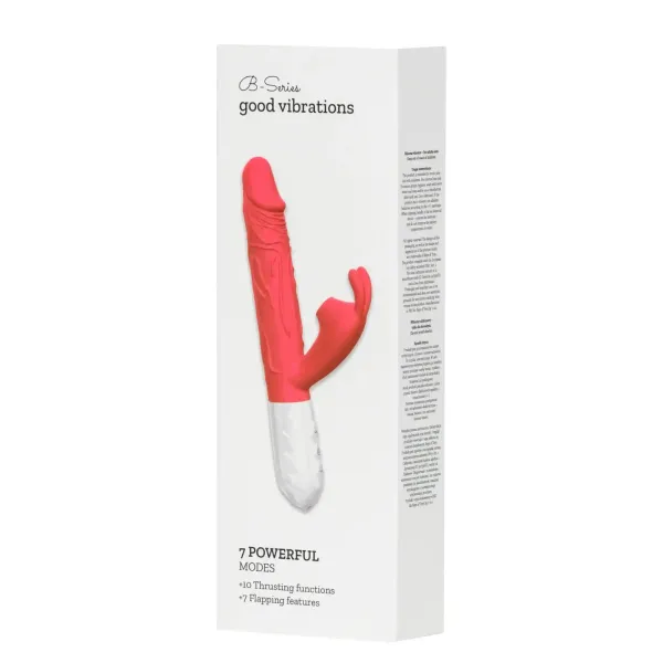 Silicone Vibrator 7 Vibration modes - 10 thrusting and 7 Flapping zdjęcie 1