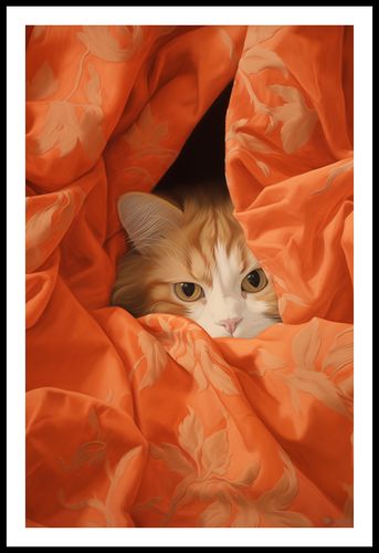 Plakat 53x81cm Ukryty Kot na Arena.pl