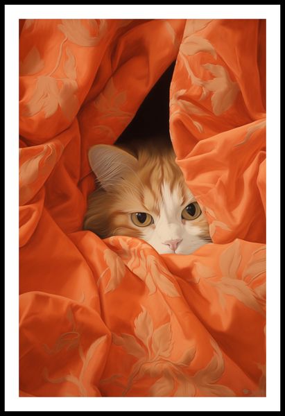 Plakat 53x81cm Ukryty Kot zdjęcie 3