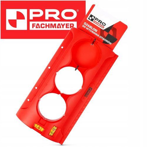 WZORNIK SZABLON DO WYCINANIA WYMIAROWANIA OTWORÓW POD PUSZKI GNIAZDEK na Arena.pl