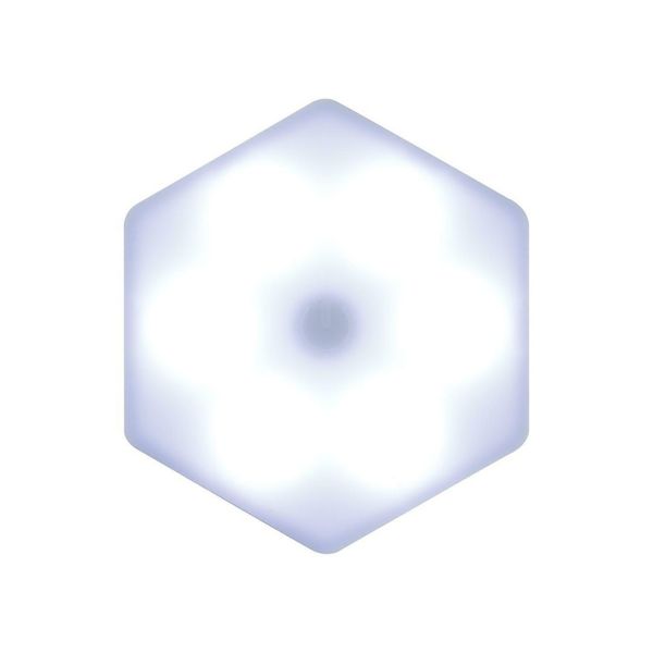 Zestaw 6 lampek ściennych Hexagonal 8,5x7,5cm zdjęcie 1