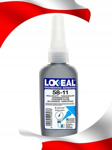 KLEJ DO POŁĄCZEŃ GWINTOWYCH USZCZELNIACZ LOXEAL 58-11 WYSOKA LEPKOŚĆ 50 ml na Arena.pl