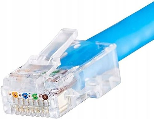 100 x Wtyki Złącza Końcówki Przelotowe Kat. 5E RJ45 8P8C 5E RJ 45 100 sztuk na Arena.pl
