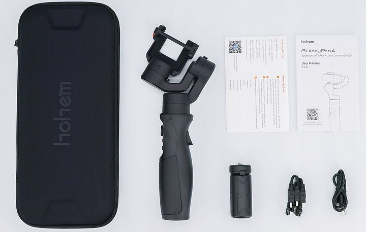 Gimbal Stabilizator HOHEM iSteady Pro4 do Kamer GoPro HERO 12 11 10 9 8 7 6 zdjęcie 15