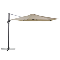 Parasol ogrodowy ø 300 cm beżowy SAVONA