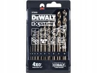 DEWALT Wiertła do metalu kobaltowe 1-10mm komplet 10szt. zestaw etui DT5935