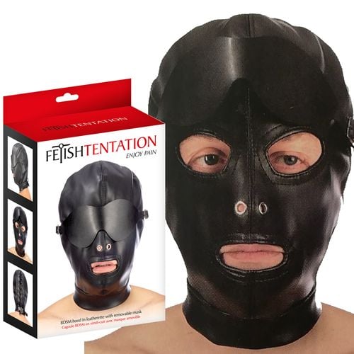 maska hood in leatherette with removable mask na Arena.pl