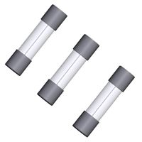 3x Bezpiecznik szklany rurkowy szybki 5x20mm F8A 8A WTA-F