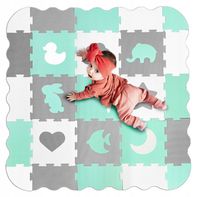 Mata piankowa puzzle piankowe duża dzieci kojec duża gruba edukacyjna 25cz