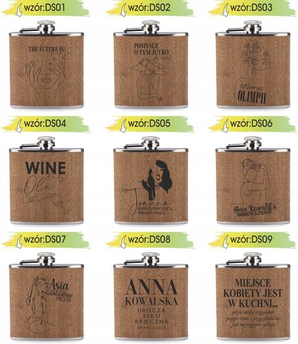 GRAWER Piersiówka 200 ml personalizowany prezent dla chłopaka na Arena.pl